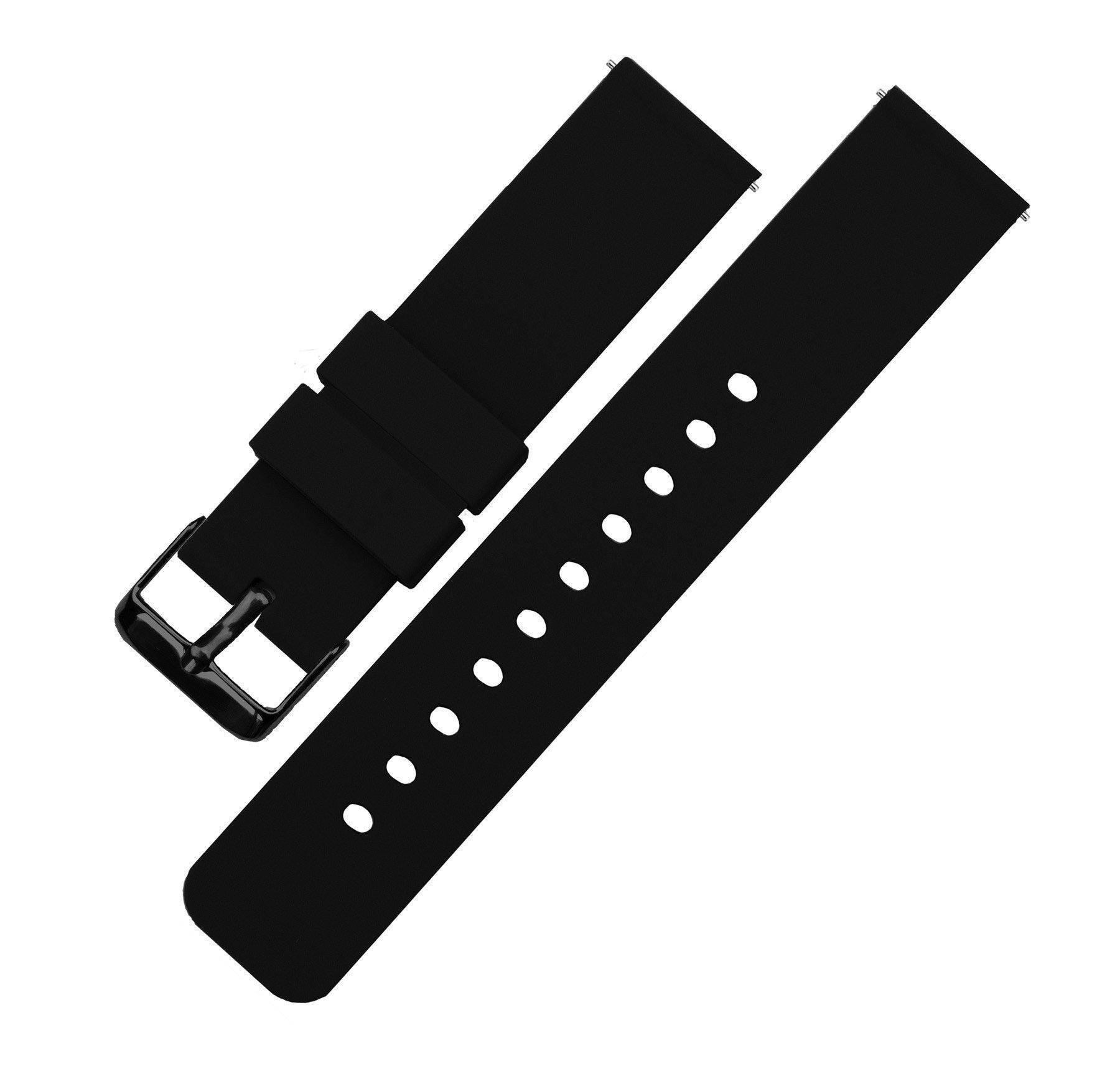 Black | Soft Silicone - Barton Watch Bands