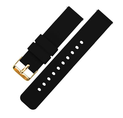 Black | Soft Silicone - Barton Watch Bands