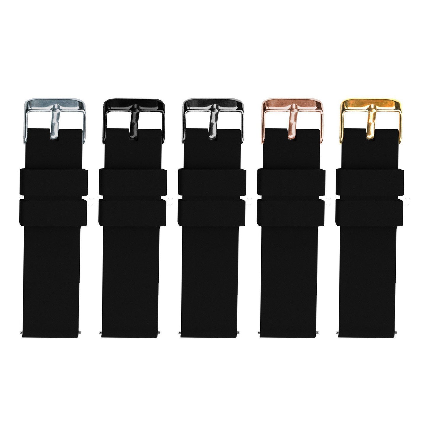 Black | Soft Silicone - Barton Watch Bands