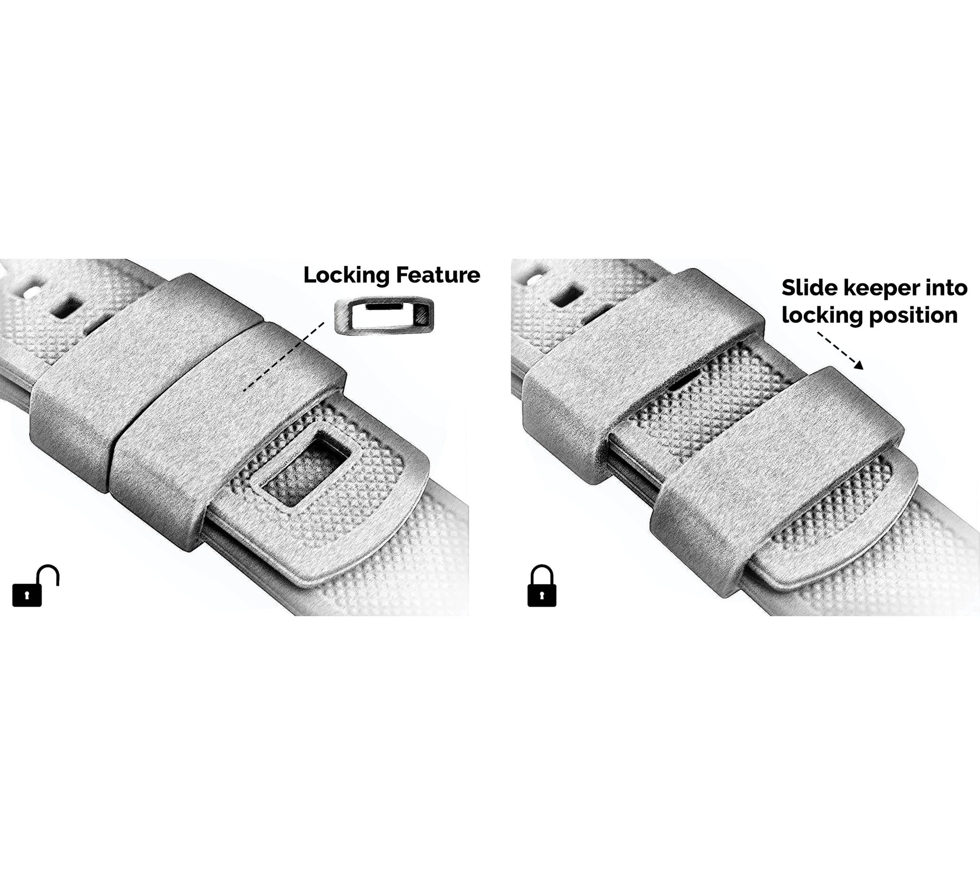 Black Top / Army Green Bottom | Elite Silicone - Barton Watch Bands