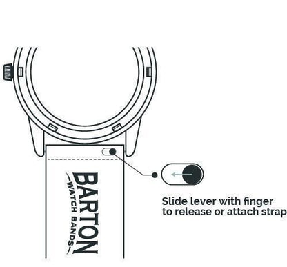 Cool Grey Top / Black Bottom | Elite Silicone - Barton Watch Bands