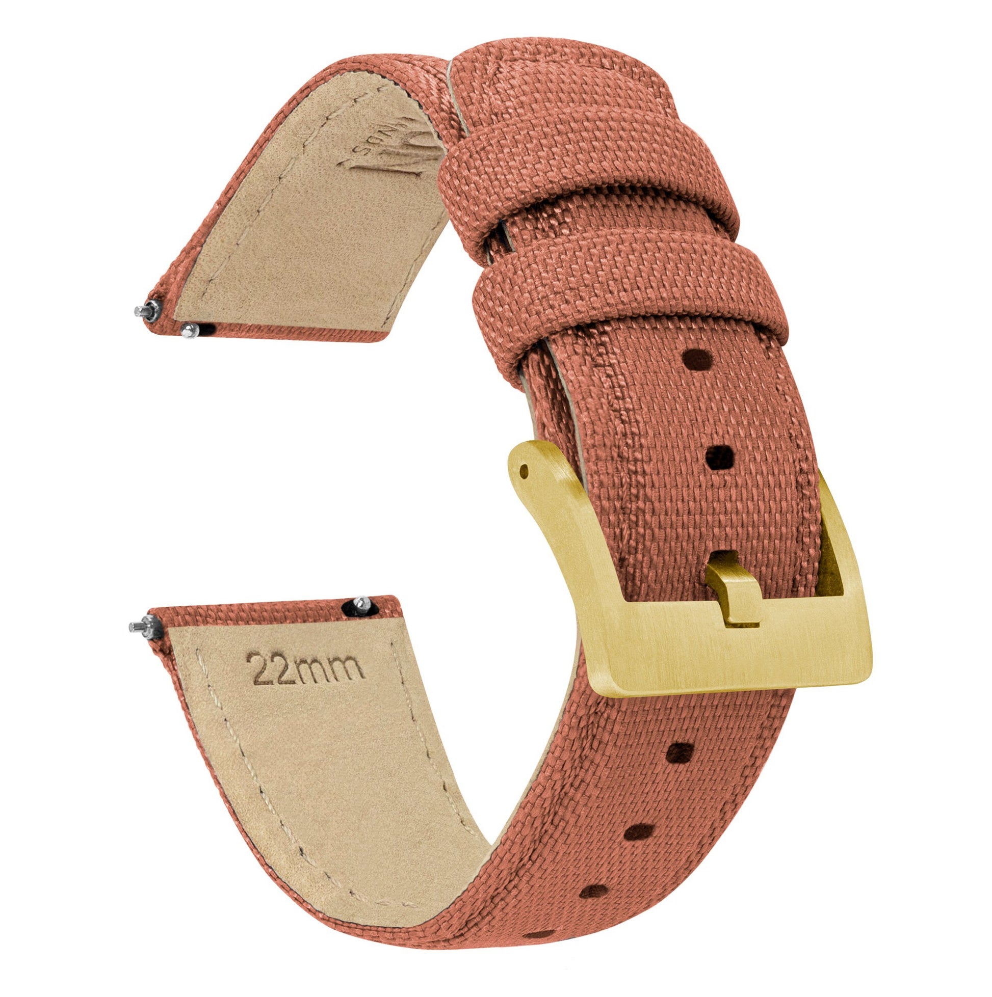 Copper Orange | Sailcloth Quick Release - Barton Watch Bands