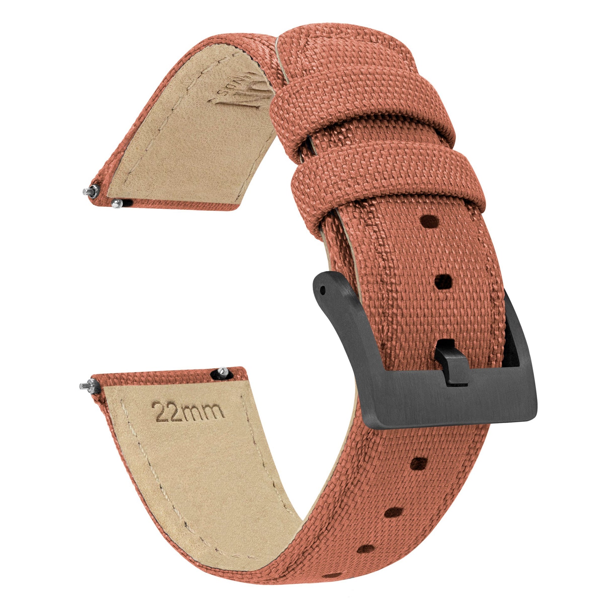 Copper Orange | Sailcloth Quick Release - Barton Watch Bands