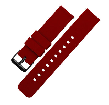 Crimson Red | Soft Silicone - Barton Watch Bands