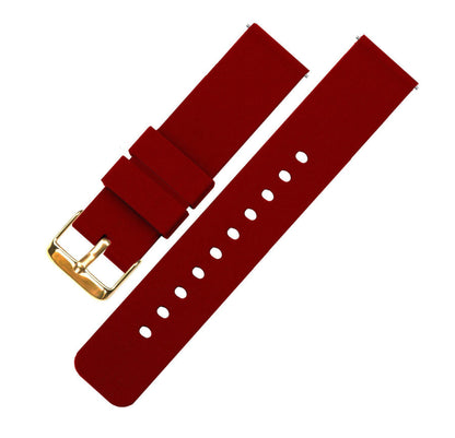Crimson Red | Soft Silicone - Barton Watch Bands