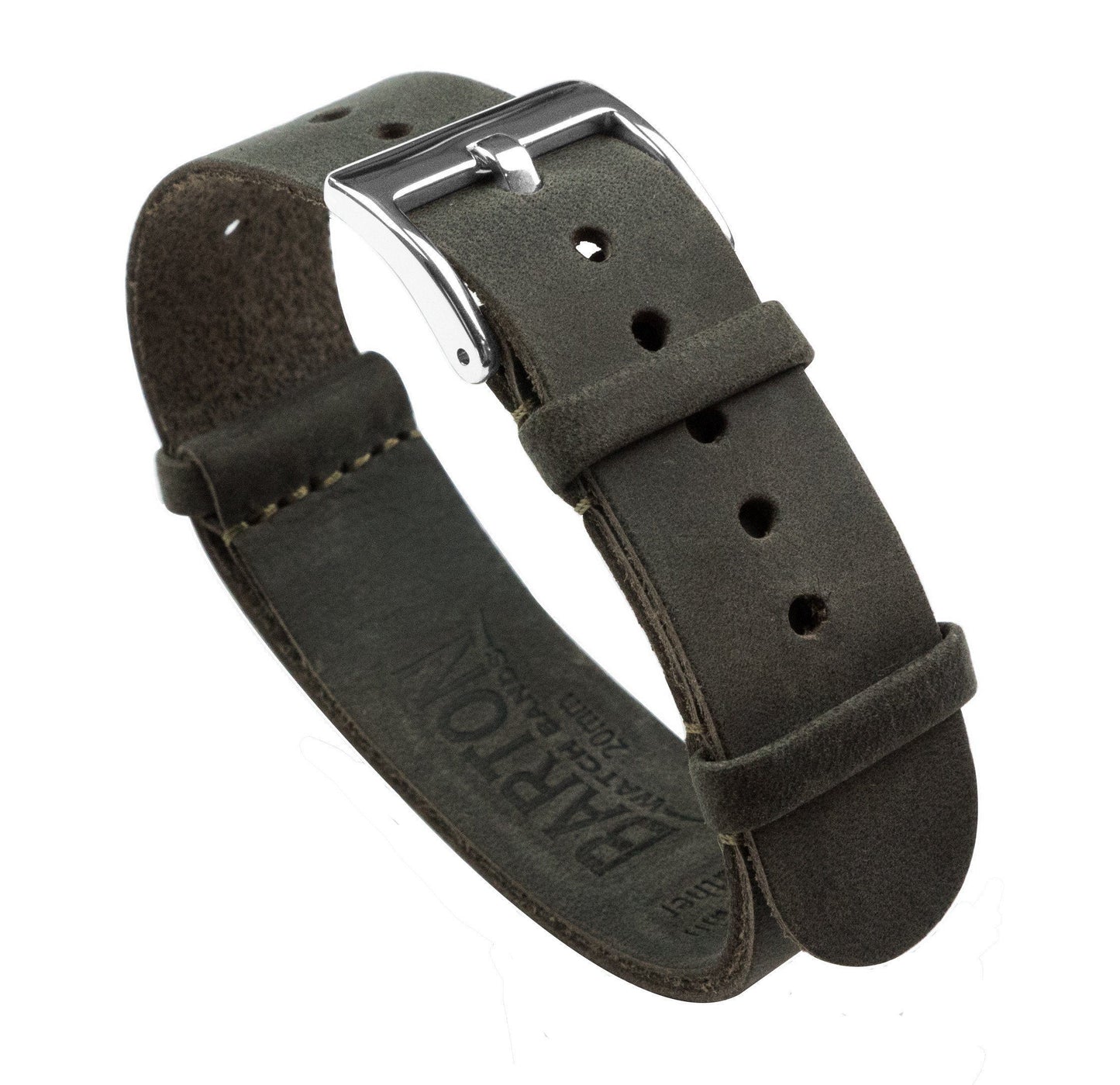 Espresso Brown | Leather NATO Style - Barton Watch Bands