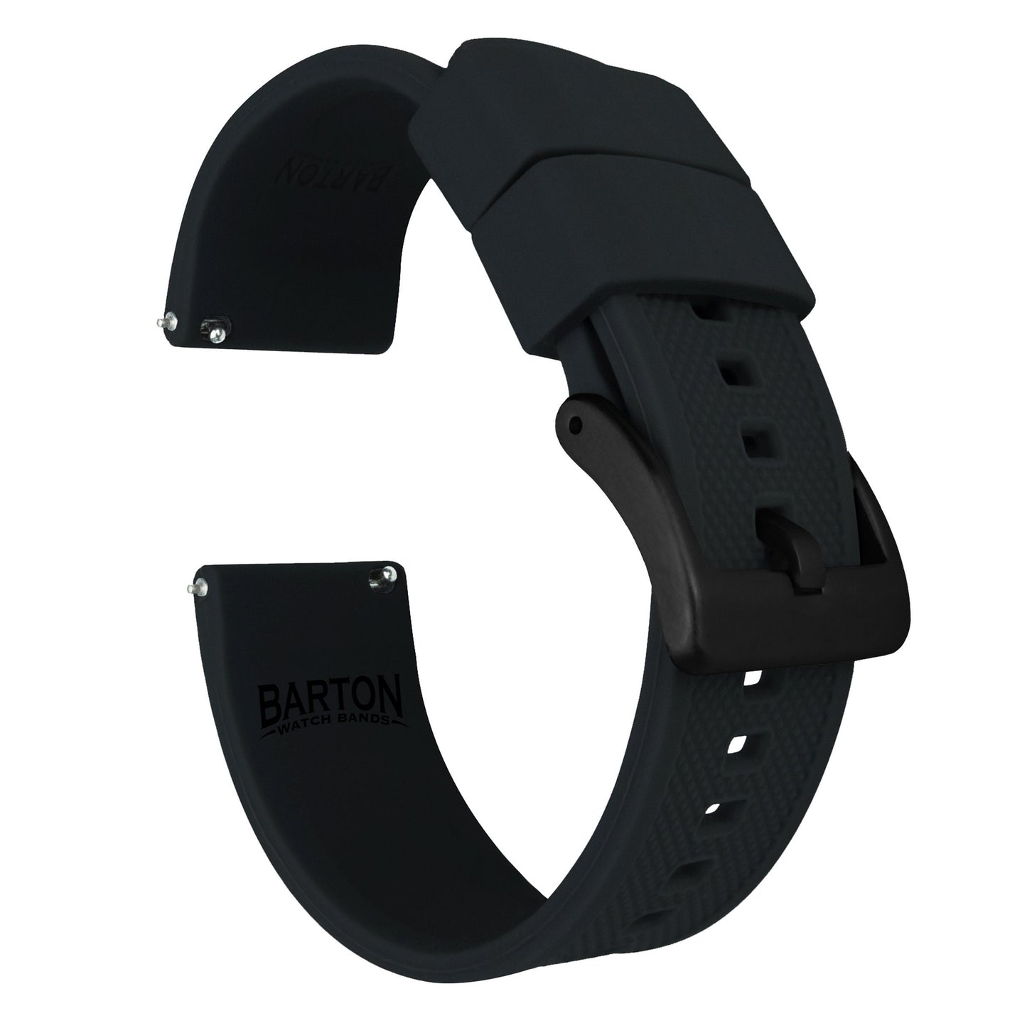 Fossil Gen 5 | Elite Silicone | Black - Barton Watch Bands