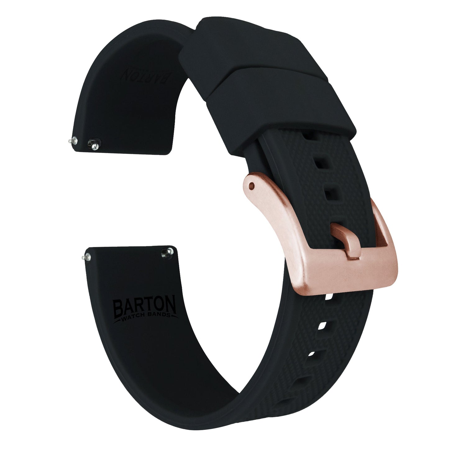 Fossil Gen 5 | Elite Silicone | Black - Barton Watch Bands