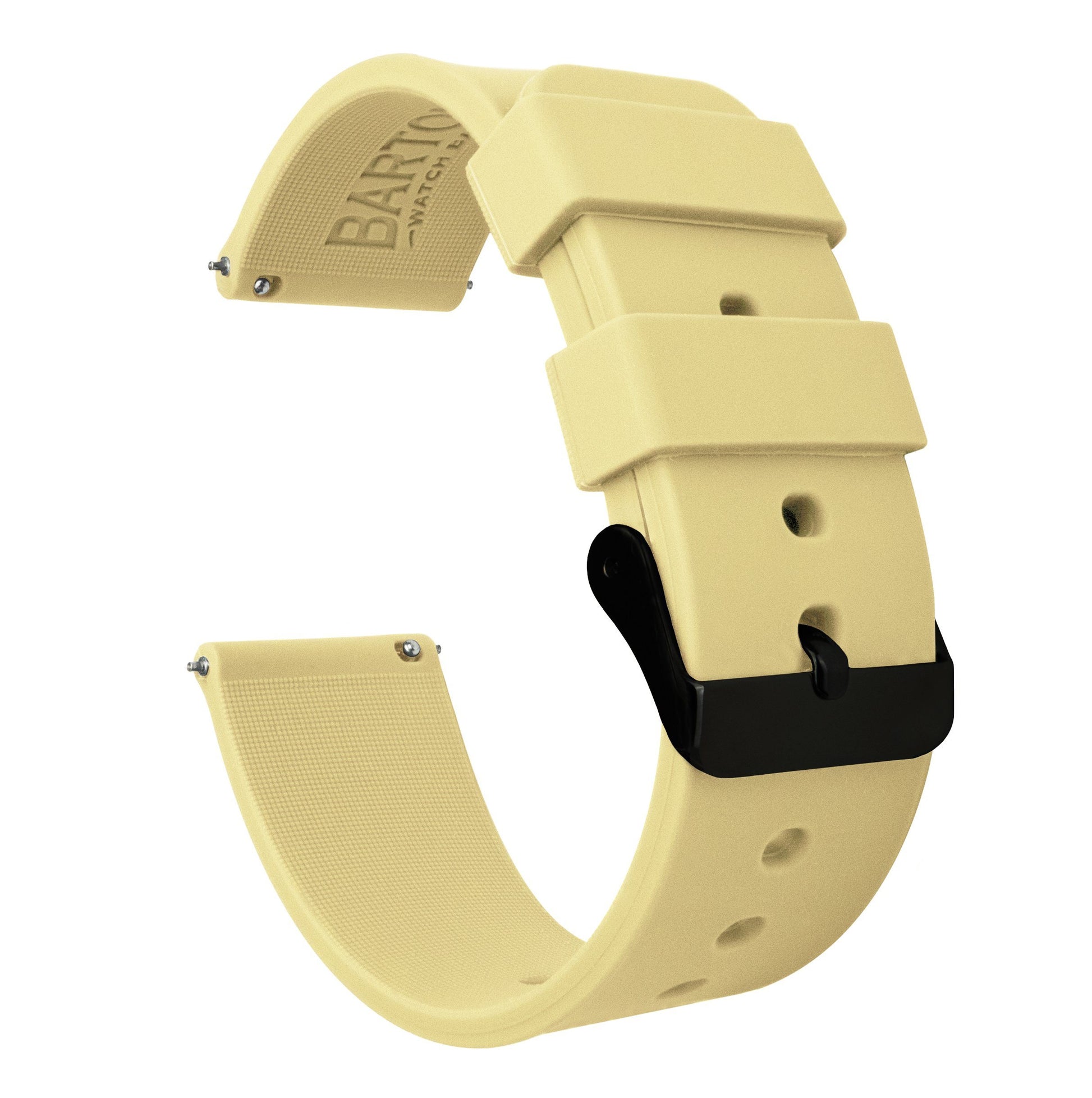 Fossil Gen 5  | Silicone | Happy Yellow - Barton Watch Bands