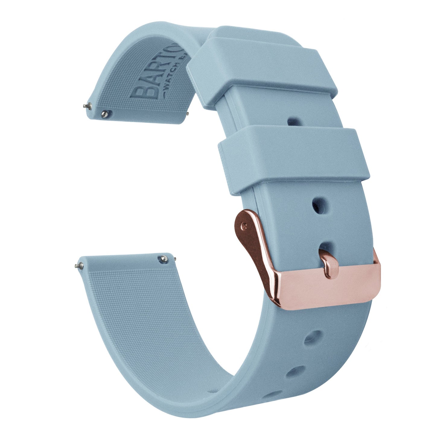 Fossil Gen 5  | Silicone | Soft Blue - Barton Watch Bands