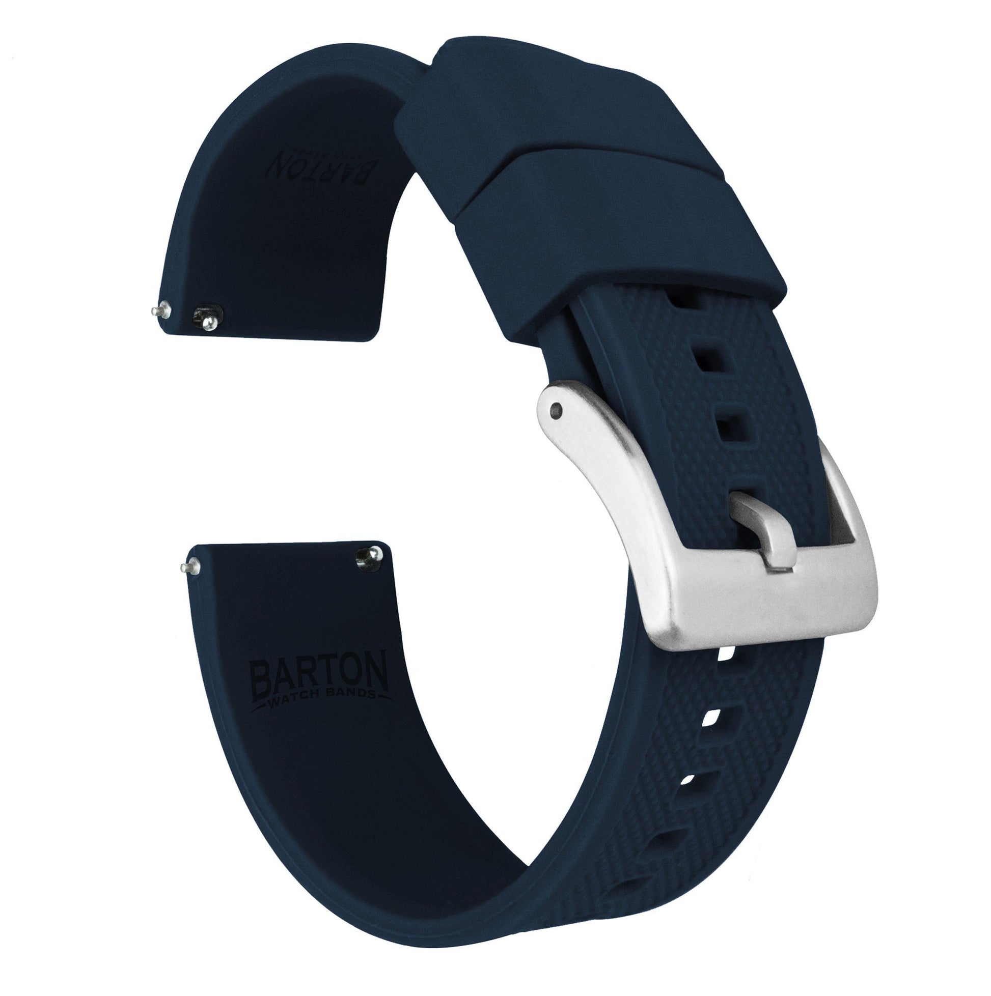 Fossil Q | Elite Silicone | Navy Blue - Barton Watch Bands