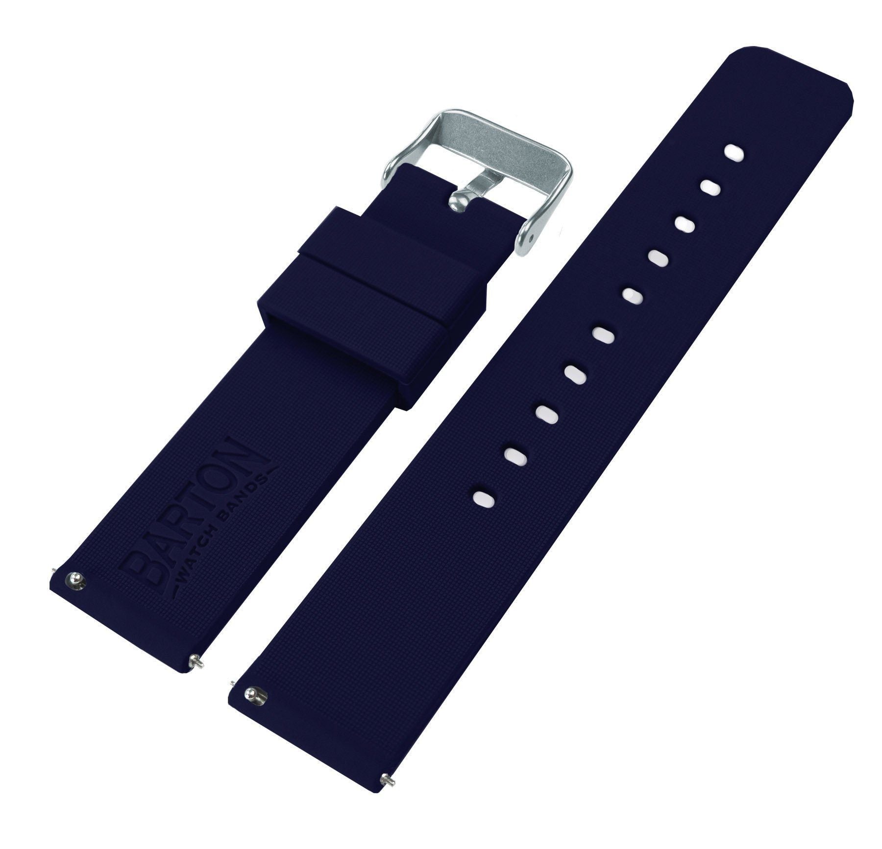 Gear S2 Classic  | Silicone | Navy Blue - Barton Watch Bands