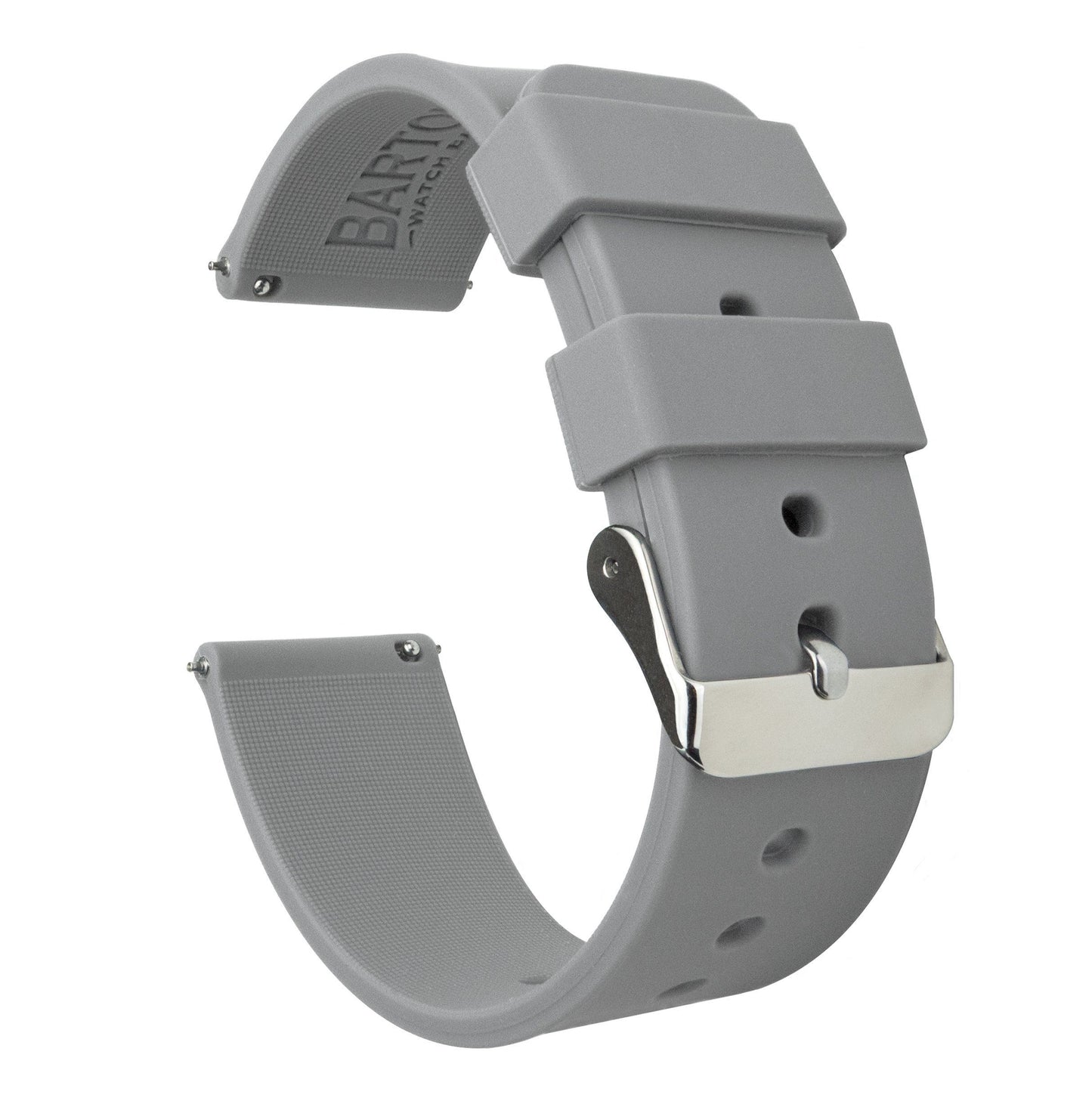 Gear S3 Classic & Frontier  | Silicone | Cool Grey - Barton Watch Bands