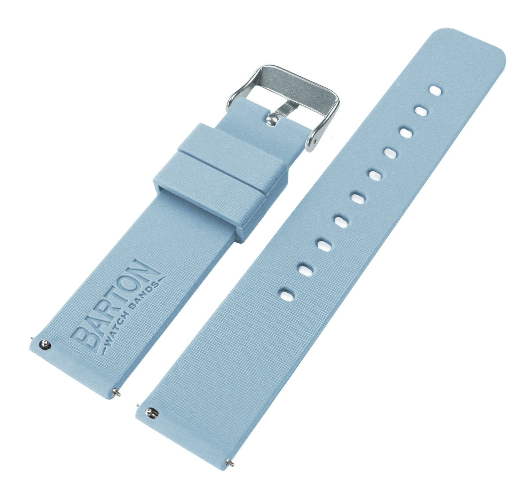 Gear S3 Classic & Frontier  | Silicone | Soft Blue - Barton Watch Bands