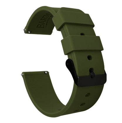 Gear Sport | Army Green Silicone - Barton Watch Bands