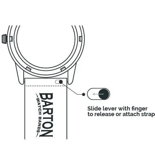 Gear Sport | Elite Silicone | Black Top / Yellow Bottom - Barton Watch Bands