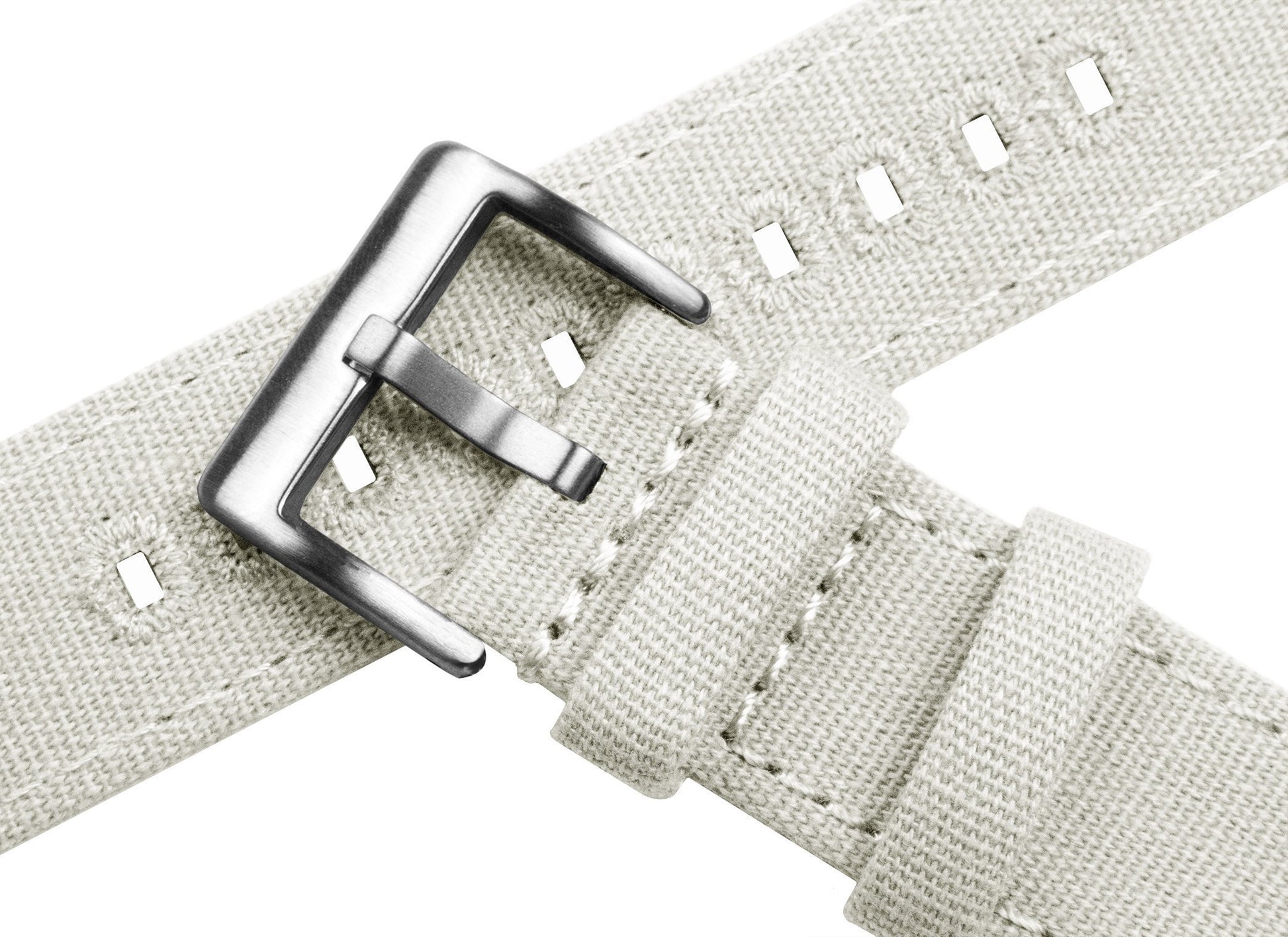 Gear Sport | Linen White Canvas - Barton Watch Bands