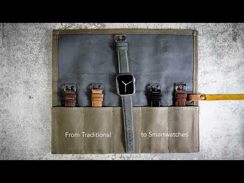 Gear S3 Classic Frontier Black Suede Beige Stitching Watch Band