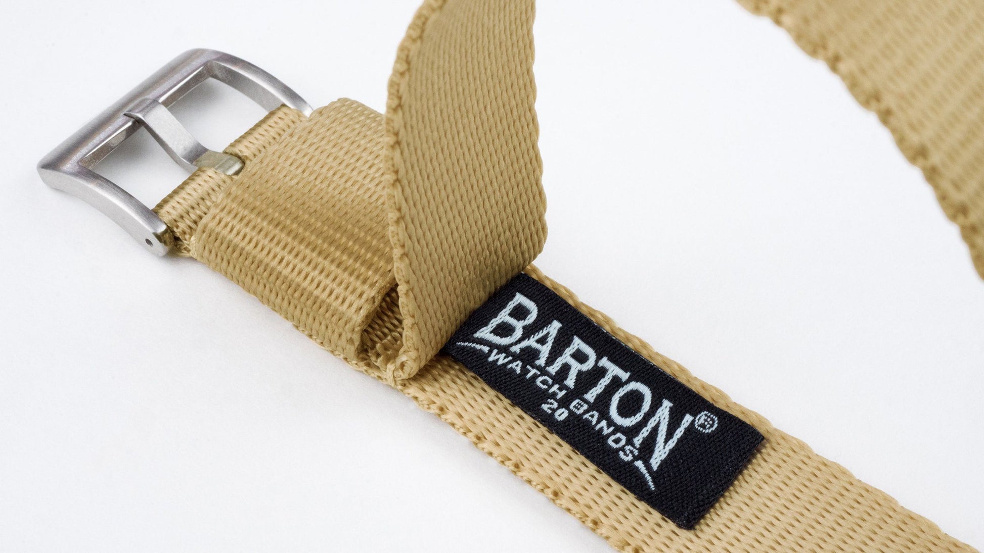Khaki Tan | Elite Nylon NATO® style - Barton Watch Bands