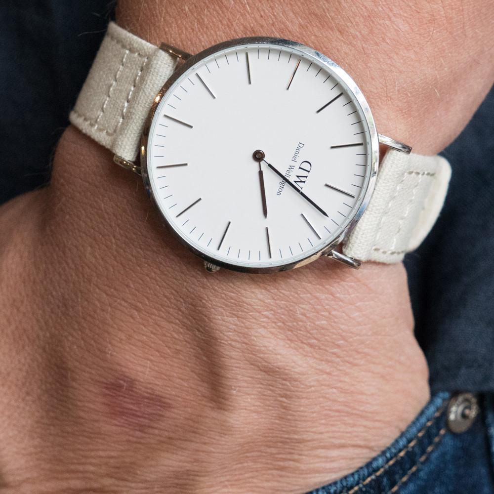Linen White | Crafted Canvas - Barton Watch Bands