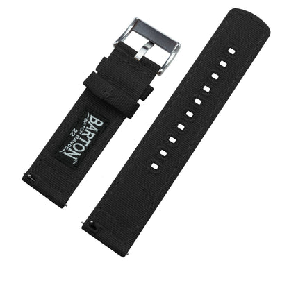 Mobvoi TicWatch | Black Canvas - Barton Watch Bands