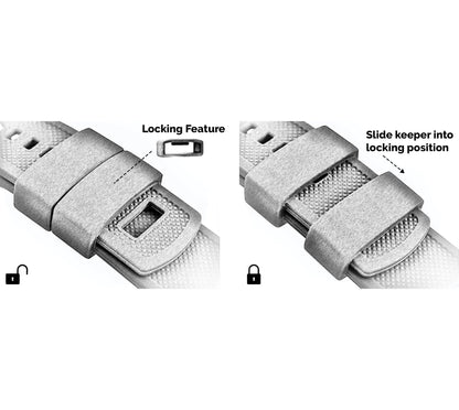 Moto 360 Gen2 | Elite Silicone | Brown Top / Khaki Bottom - Barton Watch Bands
