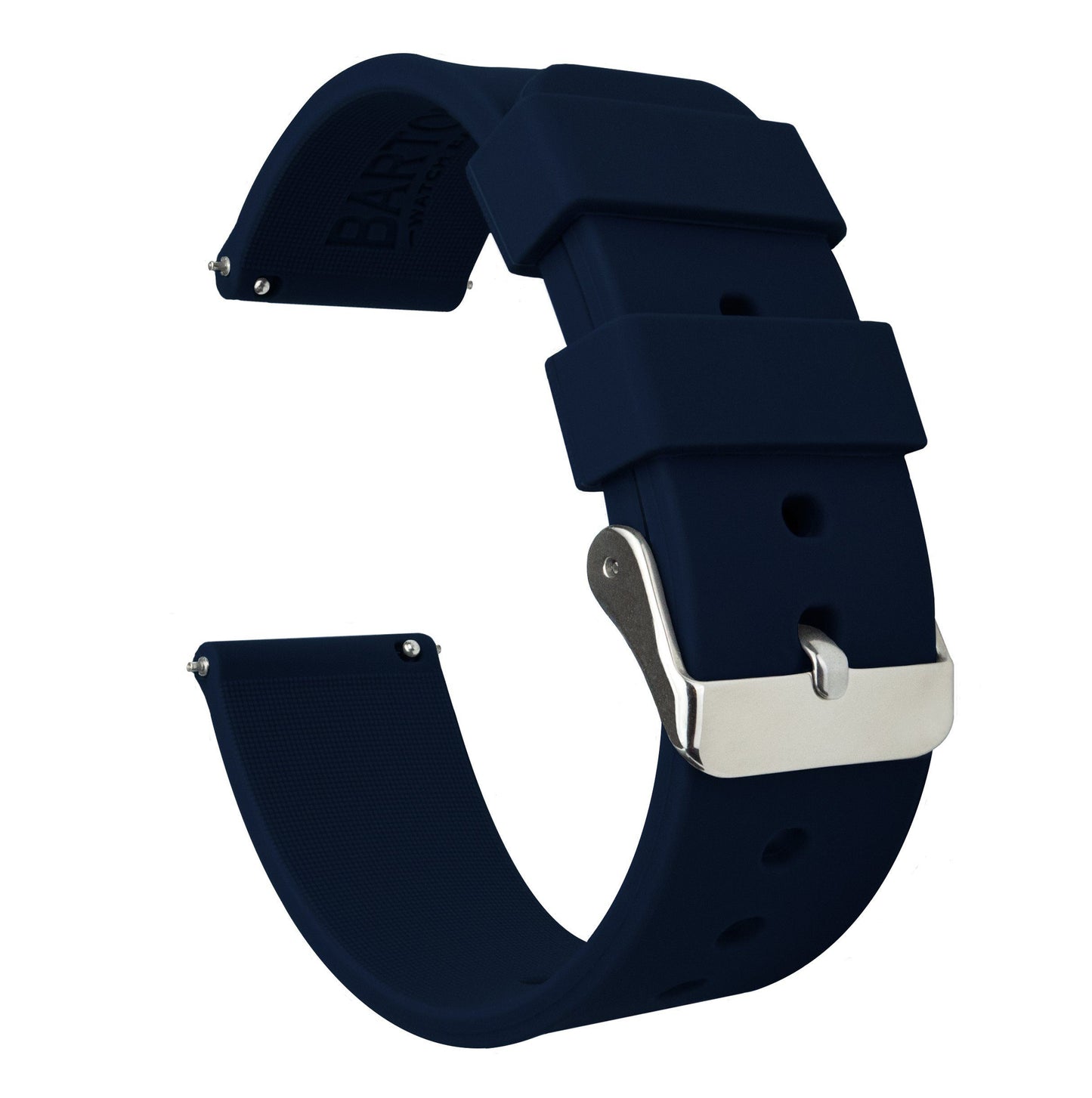 Moto 360 Gen2 | Silicone | Navy Blue - Barton Watch Bands