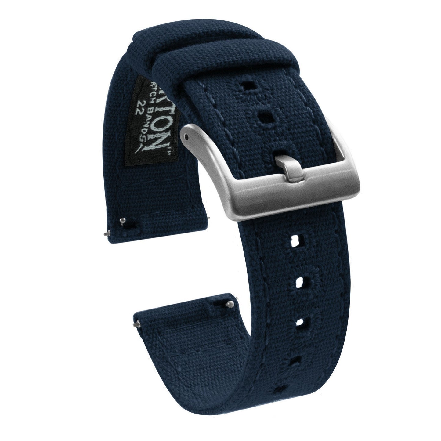 Navy Blue | Crafted Canvas - Barton Watch Bands