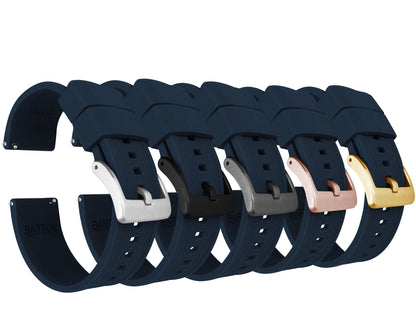 Navy Blue | Elite Silicone - Barton Watch Bands