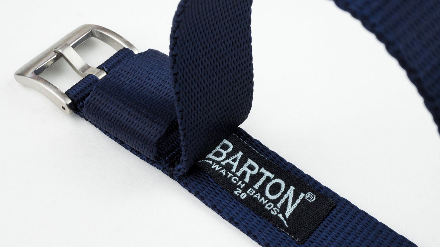 Navy Blue | Elite Nylon NATO® style - Barton Watch Bands