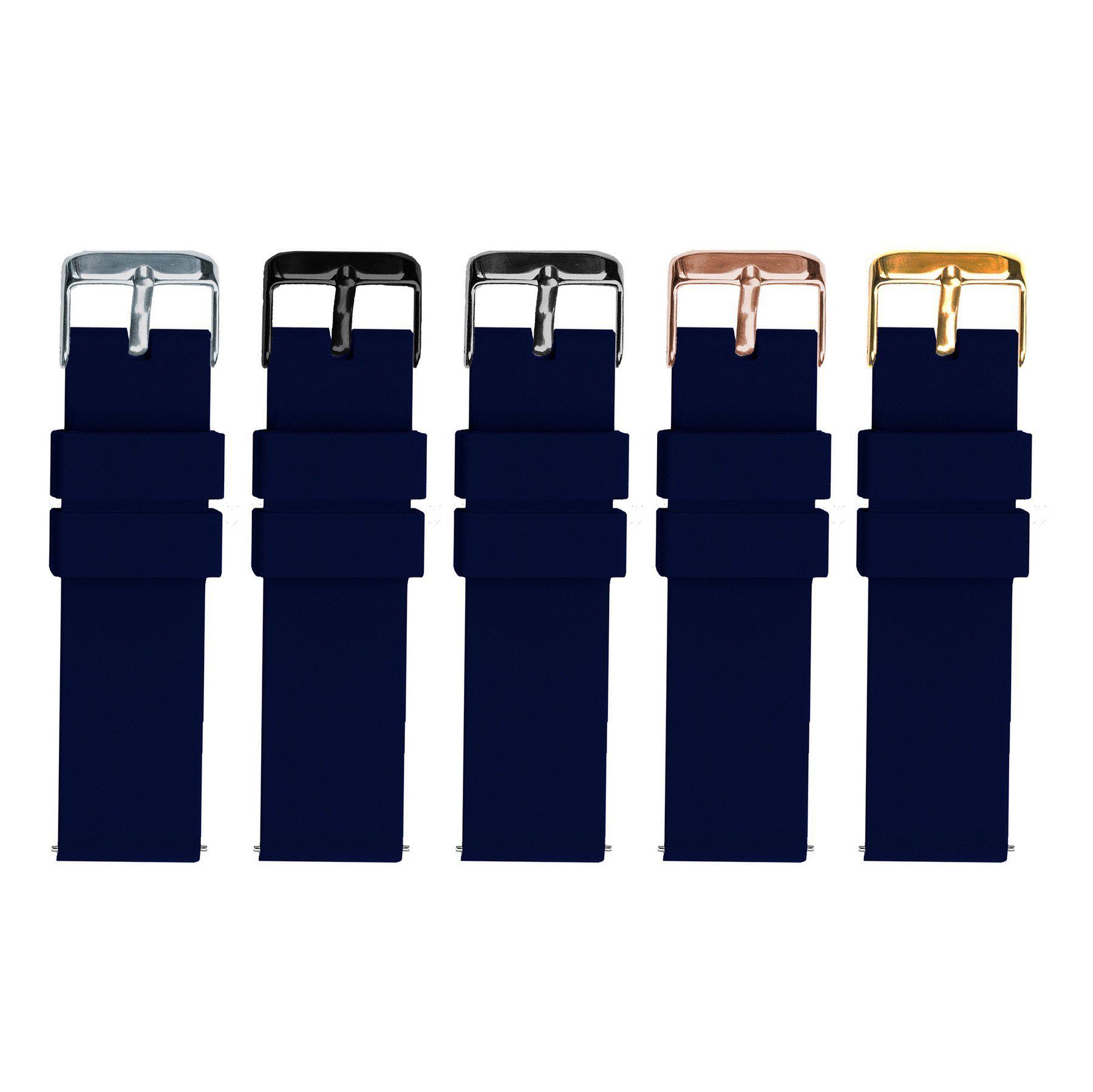 Navy Blue | Soft Silicone - Barton Watch Bands