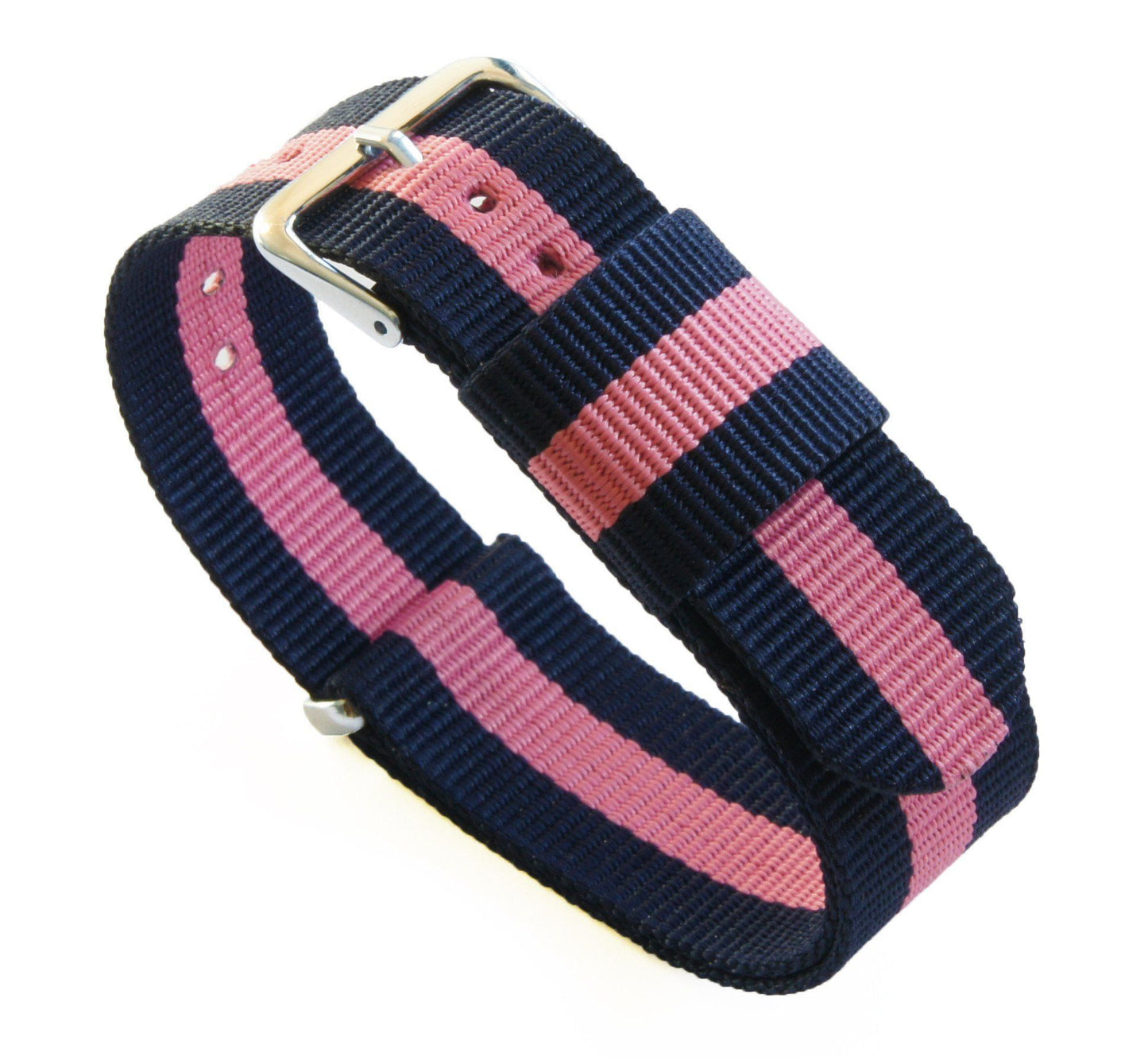 Navy & Pink | Nylon NATO Style - Barton Watch Bands