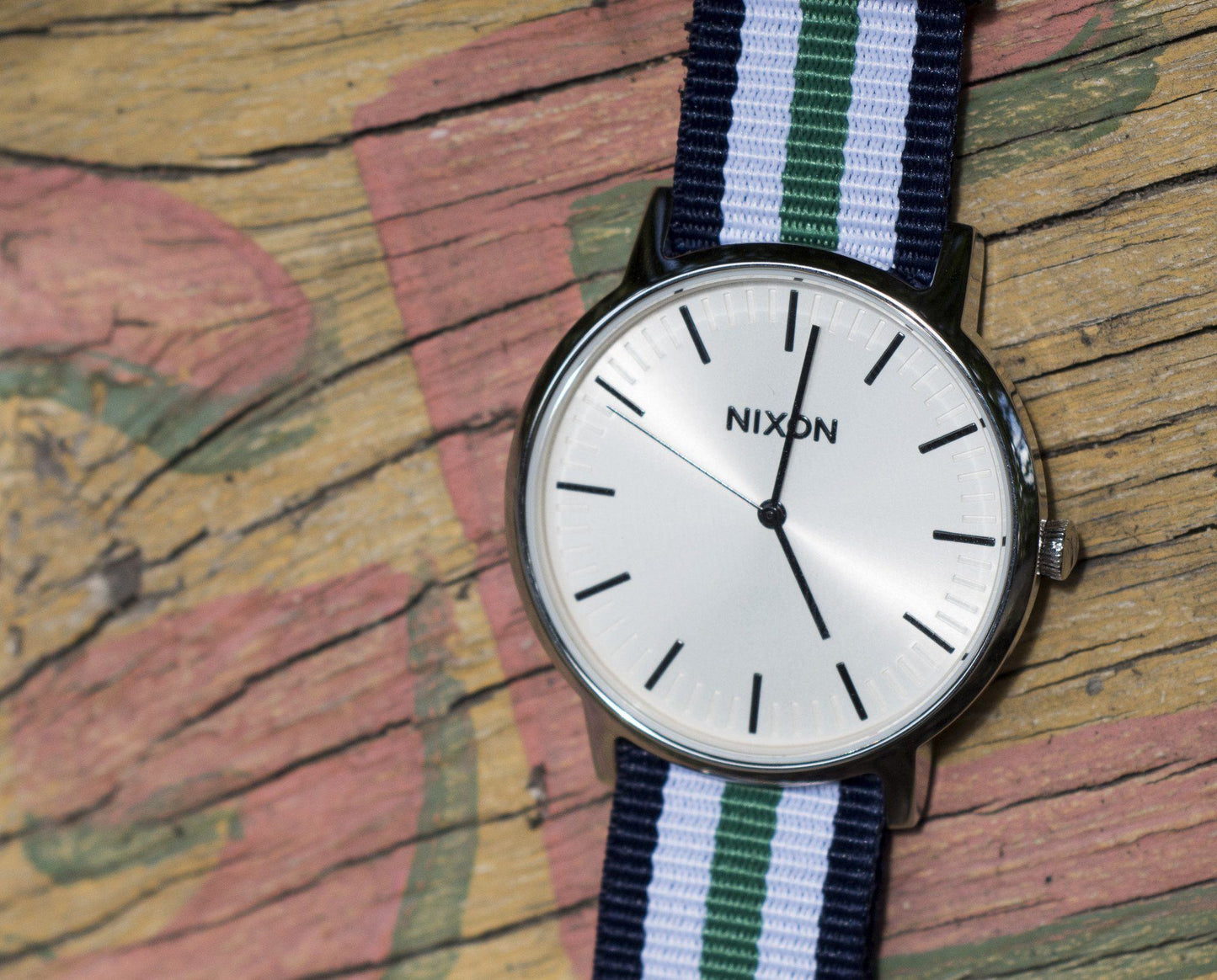 Navy, Shamrock & Ivory | Nylon NATO Style - Barton Watch Bands
