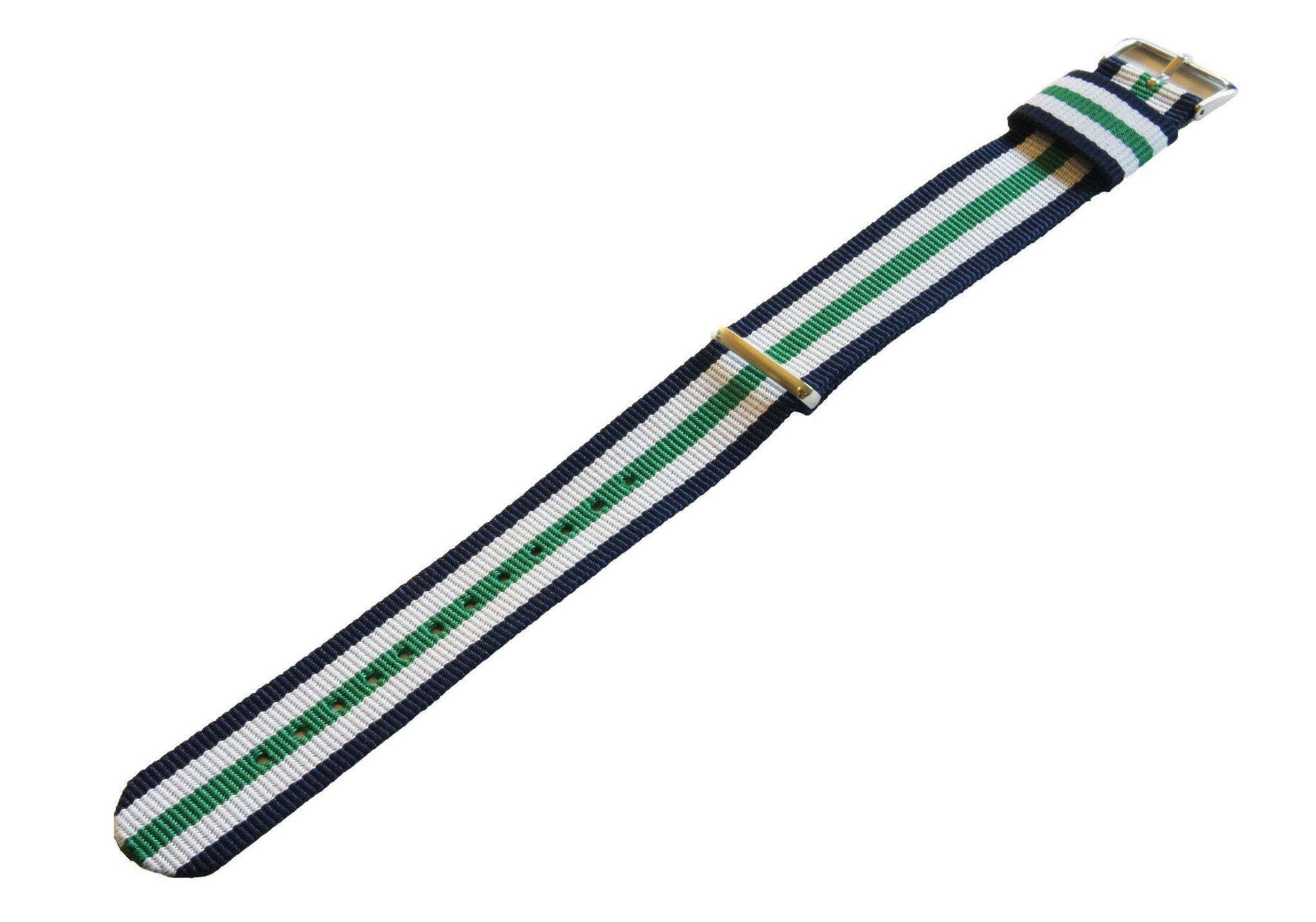 Navy, Shamrock & Ivory | Nylon NATO Style - Barton Watch Bands