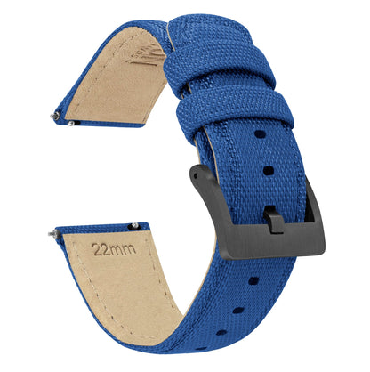 Royal Blue | Sailcloth Quick Release - Barton Watch Bands