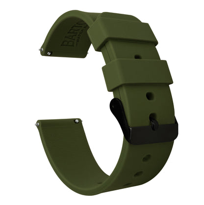 Samsung Galaxy Watch Active 2 |  Silicone | Army Green - Barton Watch Bands