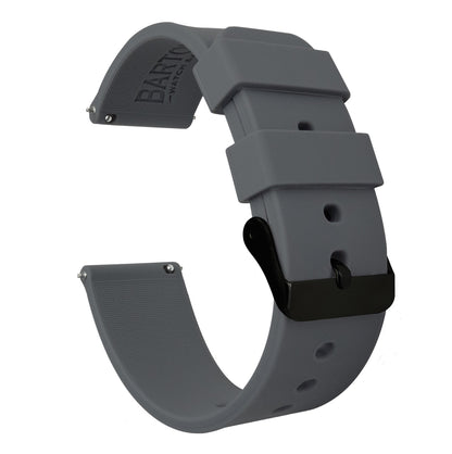 Samsung Galaxy Watch Active 2  | Silicone | Smokey Grey - Barton Watch Bands
