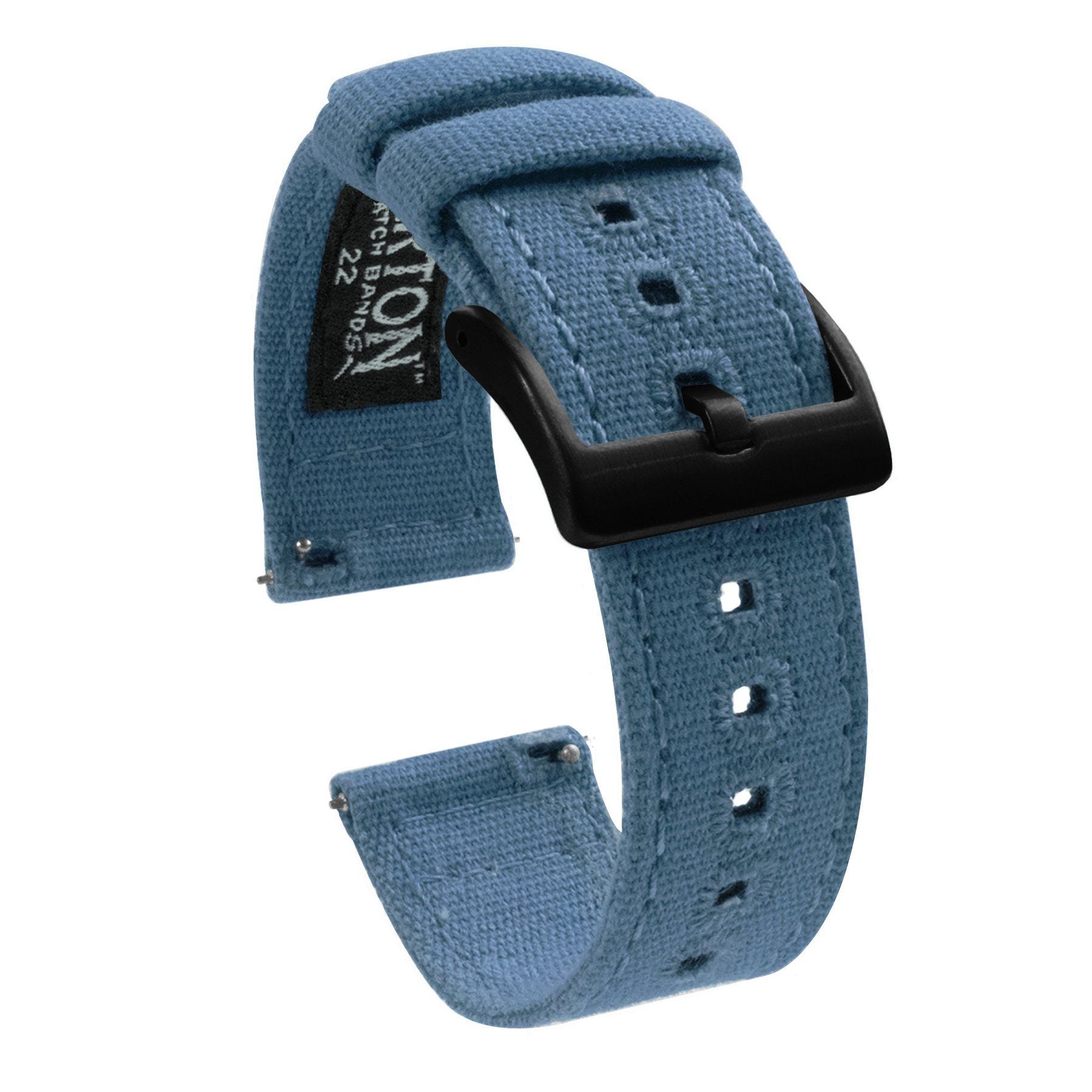 Samsung Galaxy Watch Active | Nantucket Blue Canvas - Barton Watch Bands