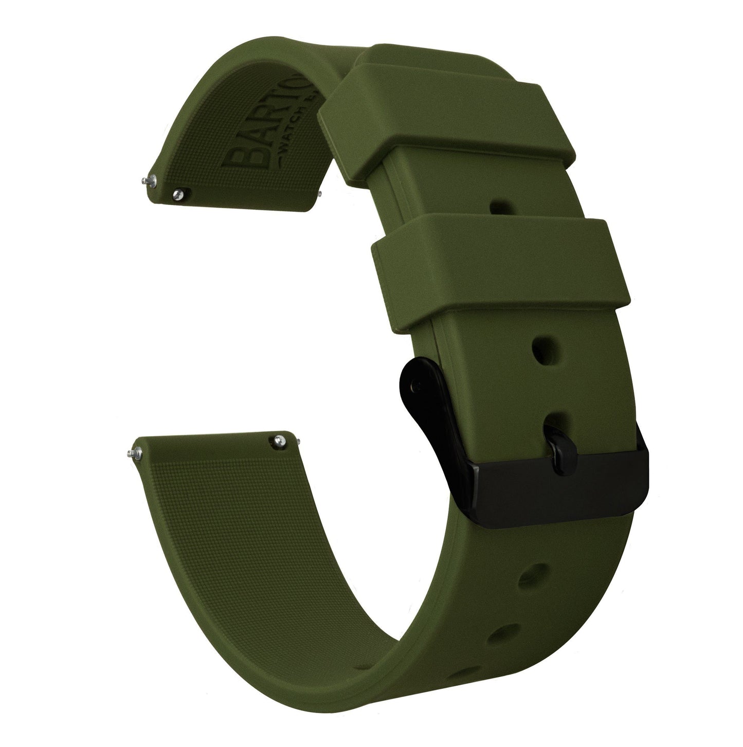 Samsung Galaxy Watch Active |  Silicone | Army Green - Barton Watch Bands