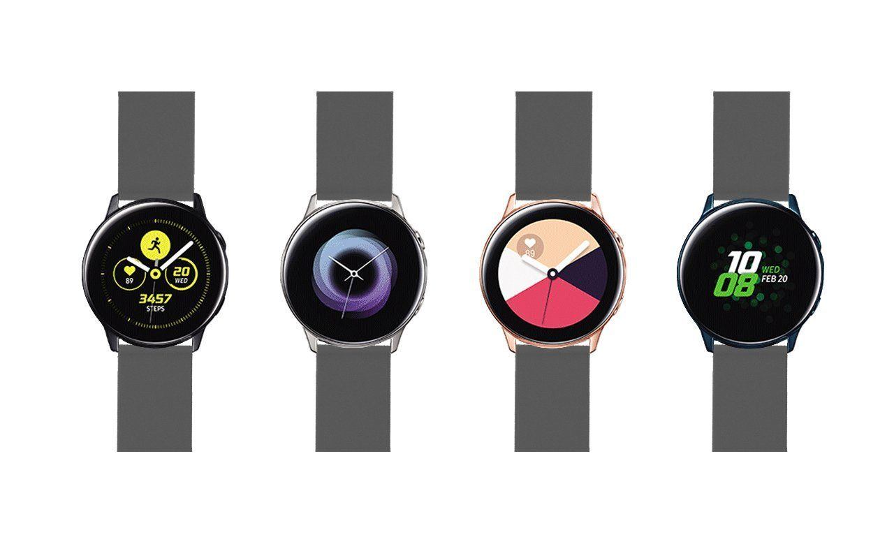 Samsung Galaxy Watch Active  | Silicone | Smokey Grey - Barton Watch Bands