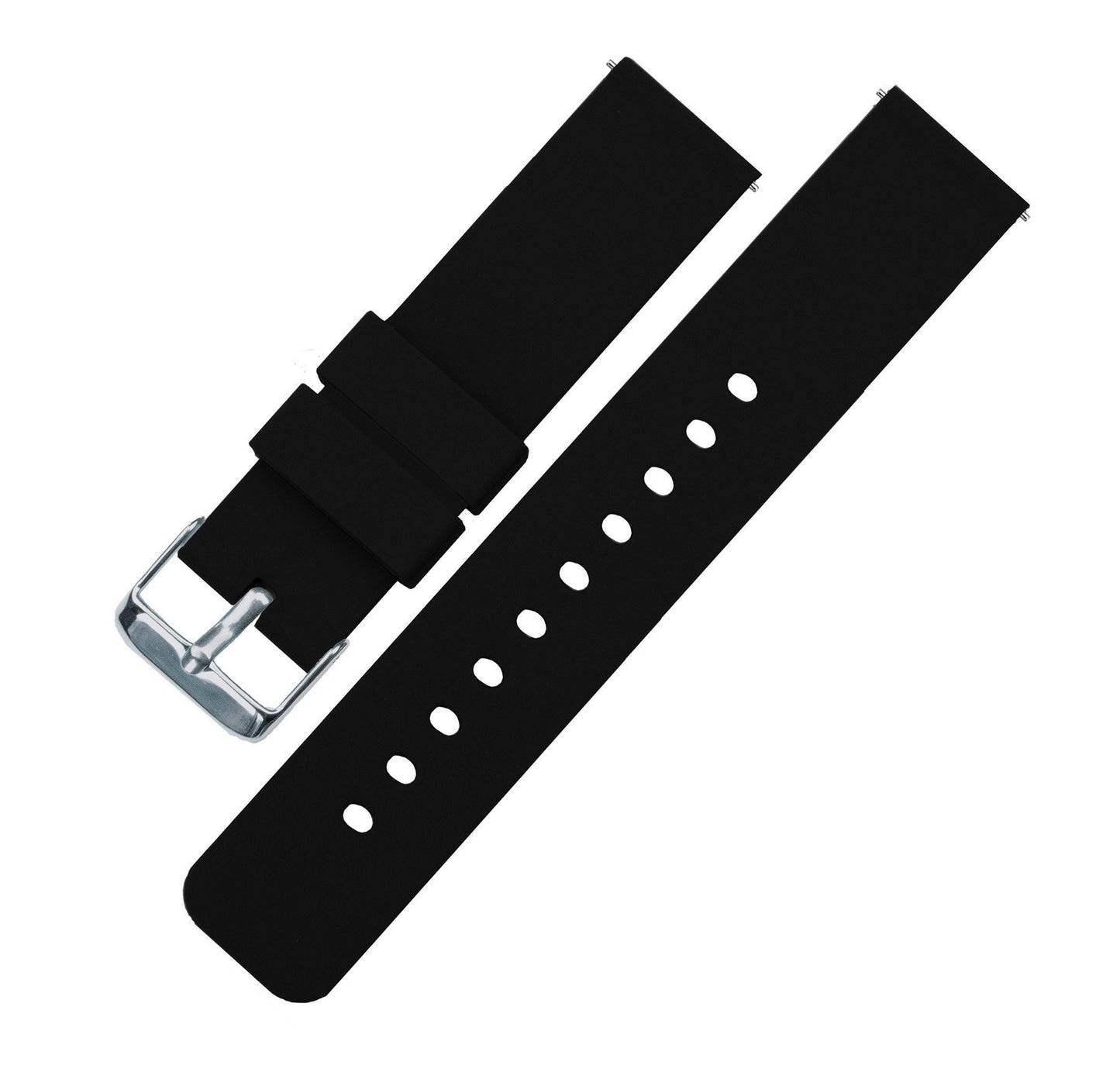 Samsung Galaxy Watch | Silicone | Black - Barton Watch Bands