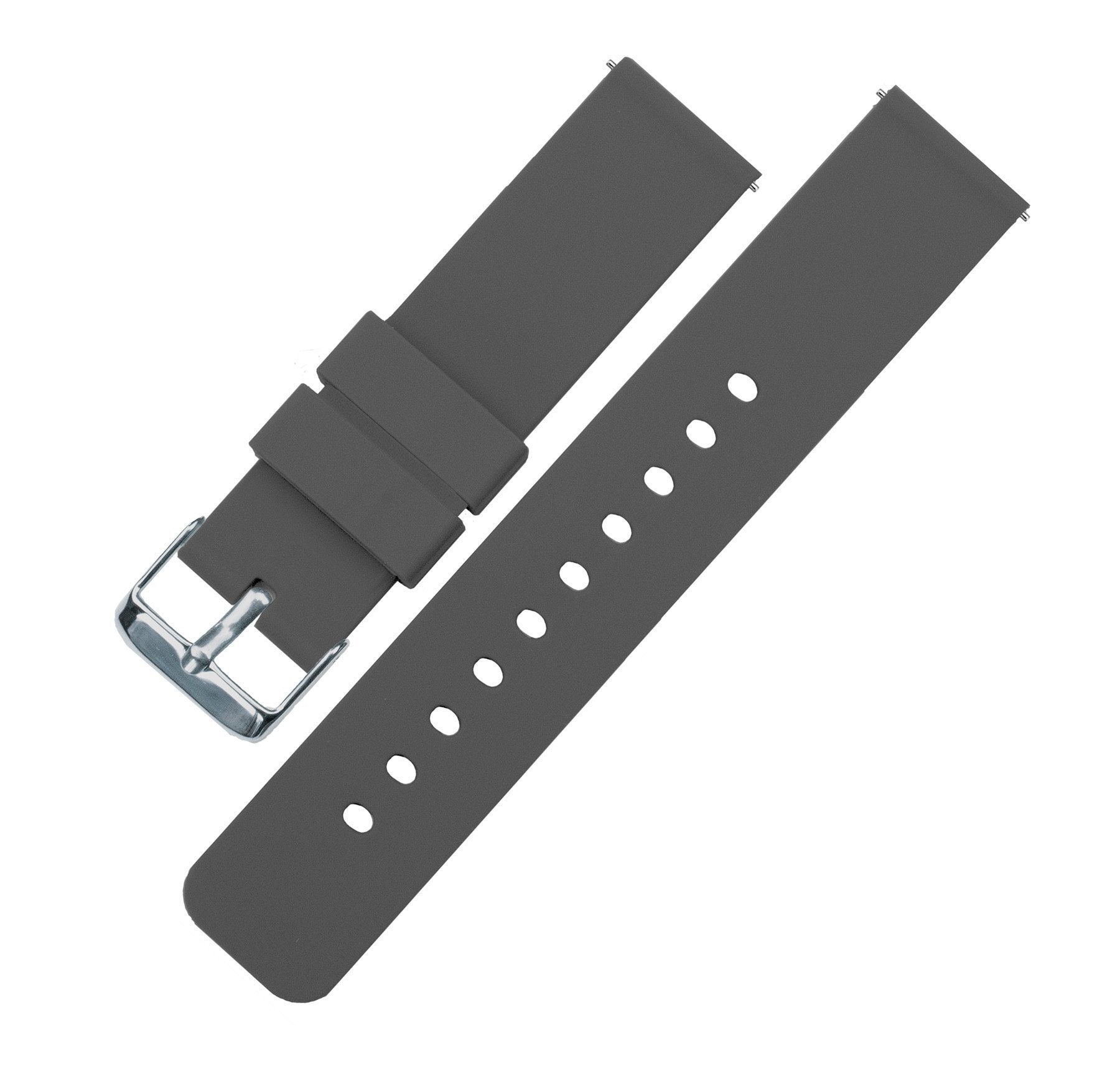 Samsung Galaxy Watch  | Silicone | Smokey Grey - Barton Watch Bands