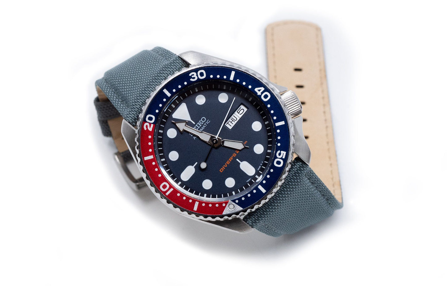 Slate Grey | Sailcloth Quick Release - Barton Watch Bands