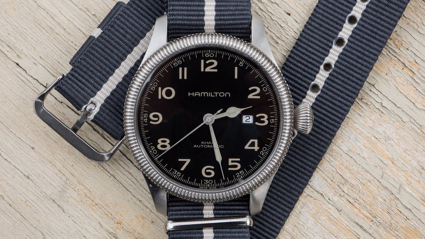 Smoke & Linen | Nylon NATO Style - Barton Watch Bands