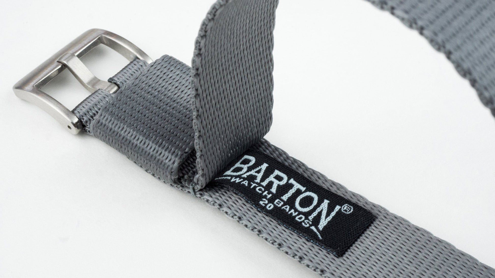 Steel Grey | Elite Nylon NATO Style - Barton Watch Bands