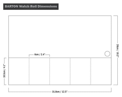 Watch Roll | Waxed Canvas - Barton Watch Bands