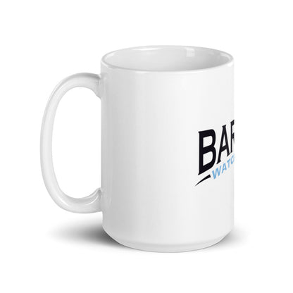 White glossy mug