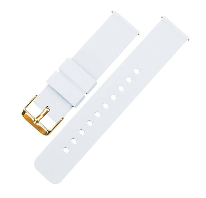 White | Soft Silicone - Barton Watch Bands