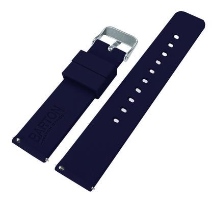 Zenwatch & Zenwatch 2  | Silicone | Navy Blue - Barton Watch Bands